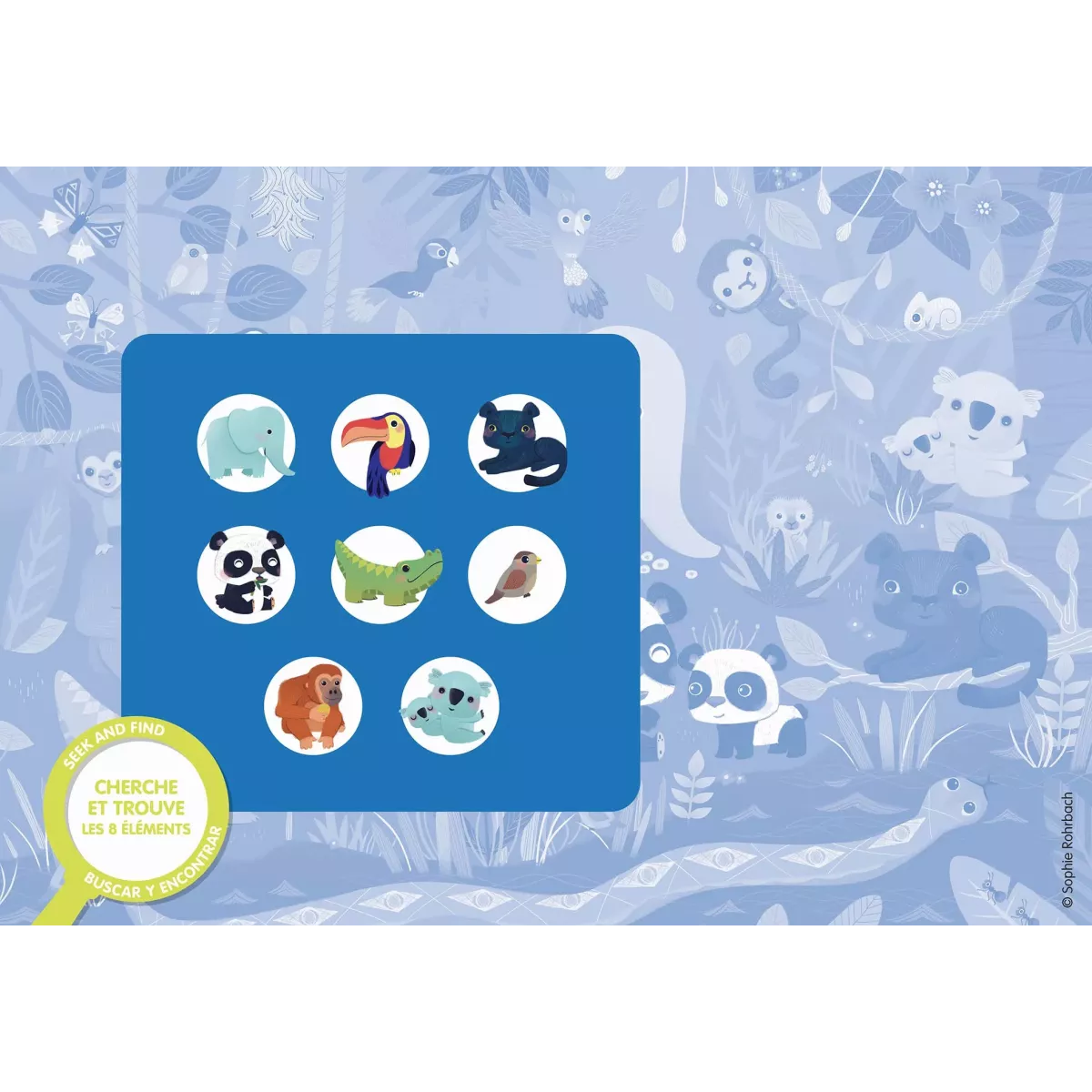 Puzzle Cherche et Trouve des tout-petits : Les Animaux