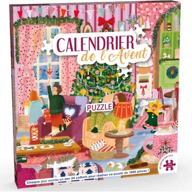 Puzzle Calendrier de l'Avent - Cottage - 1008 pièces