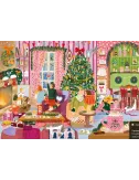 Puzzle Calendrier de l'Avent - Cottage - 1008 pièces