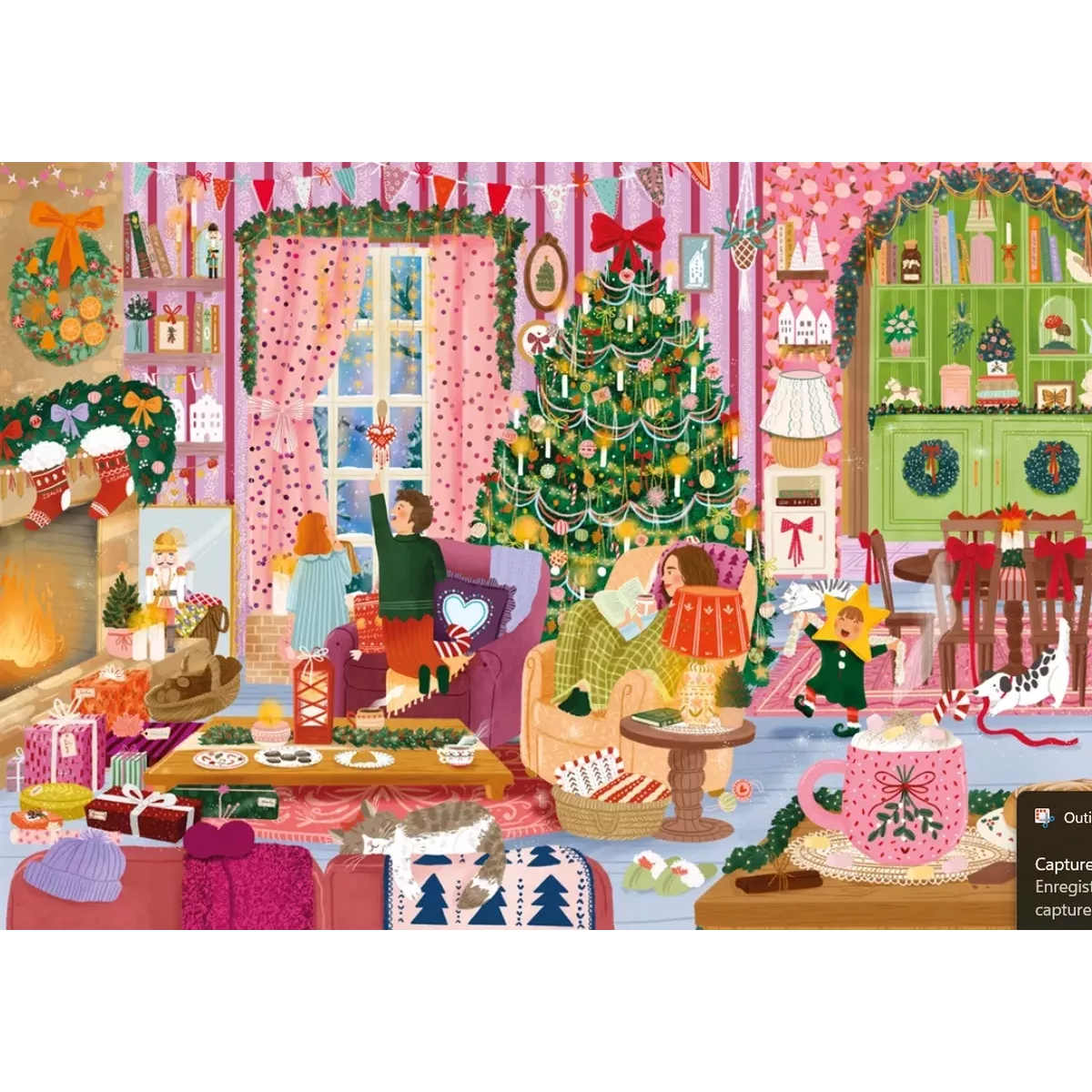 Puzzle Calendrier de l'Avent - Cottage - 1008 pièces