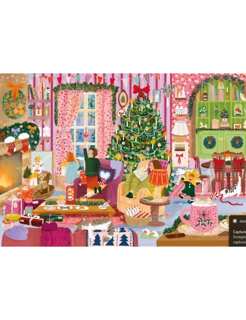 Puzzle Calendrier de l'Avent - Cottage - 1008 pièces