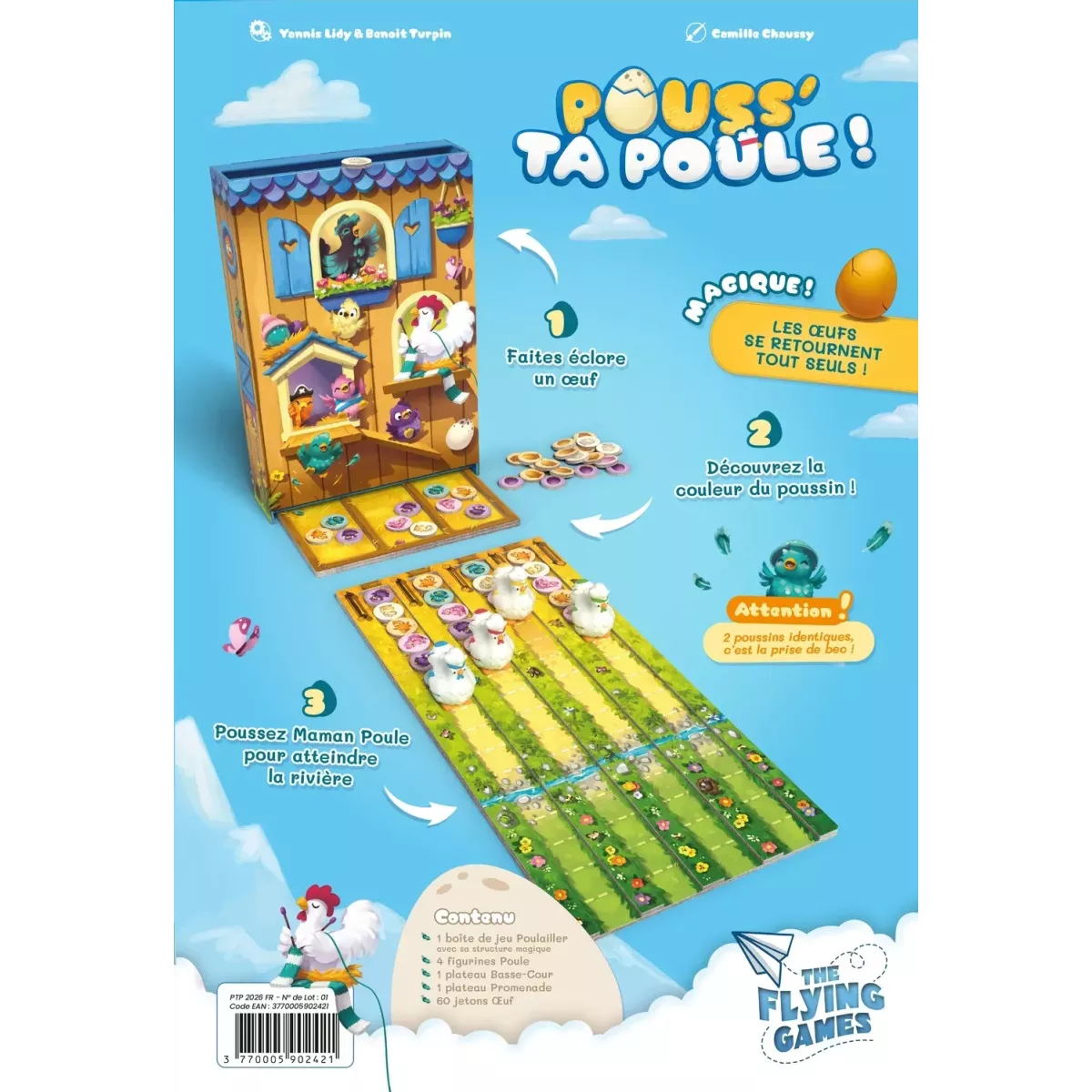 Pouss' Ta Poule dos de boite