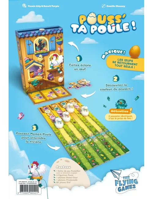 Pouss' Ta Poule dos de boite