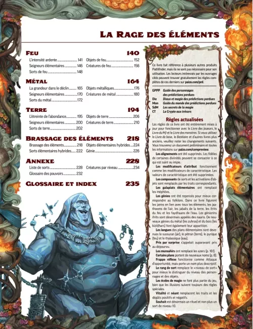 Pathfinder 2 : La Rage des Éléments 
