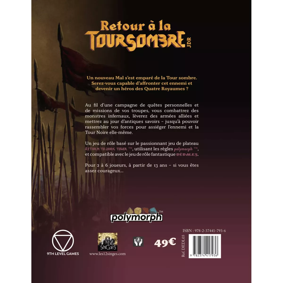 Retour à la Tour Sombre : Le Jeu de Rôle