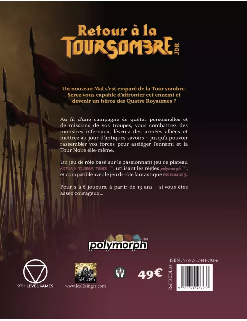 Retour à la Tour Sombre : Le Jeu de Rôle