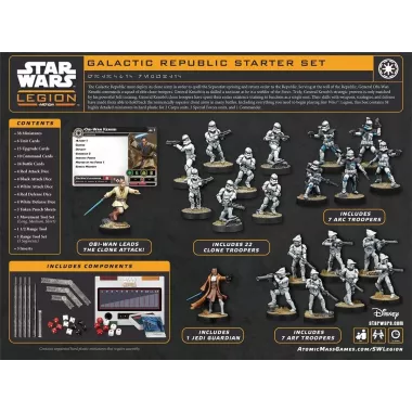 Star Wars : Légion - Galactic Republic Starter Set - Boîte de Base