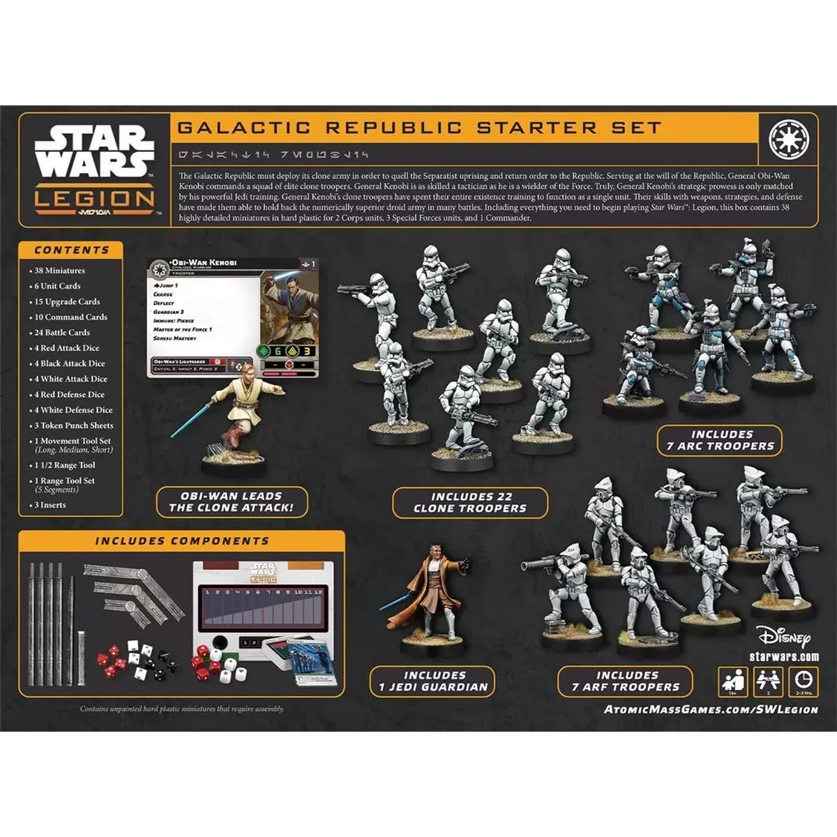 Star Wars : Légion - Galactic Republic Starter Set - Boîte de Base