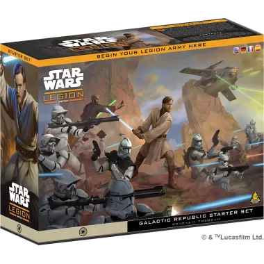 Star Wars : Légion - Galactic Republic Starter Set - Boîte de Base