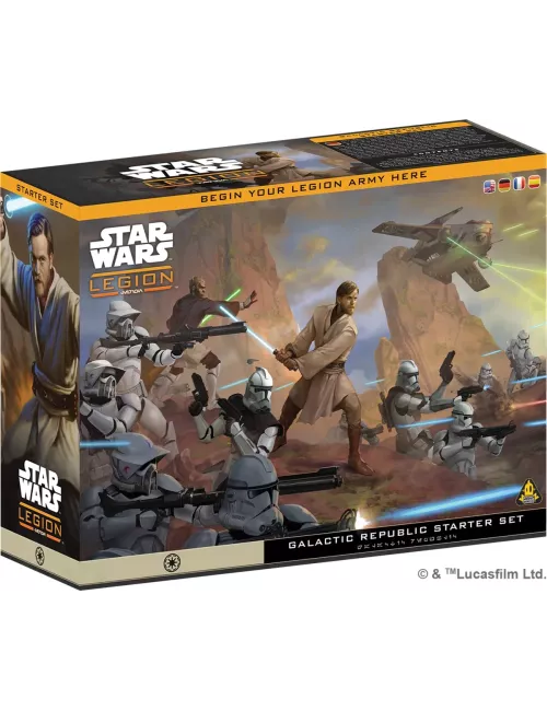 Star Wars : Légion - Galactic Republic Starter Set - Boîte de Base