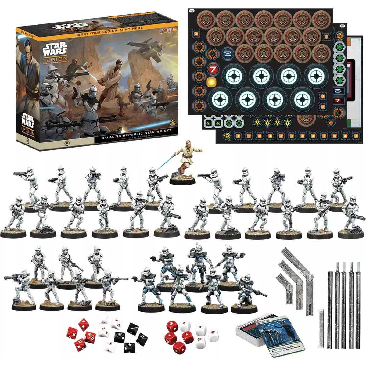 Star Wars : Légion - Galactic Republic Starter Set - Boîte de Base