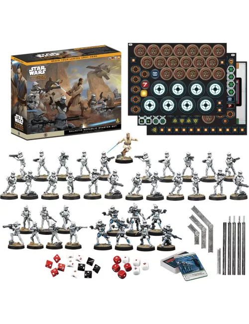 Star Wars : Légion - Galactic Republic Starter Set - Boîte de Base