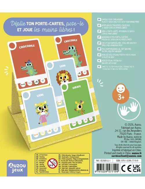 Mon porte-cartes à poser - Auzou Jeux - Ludum.fr