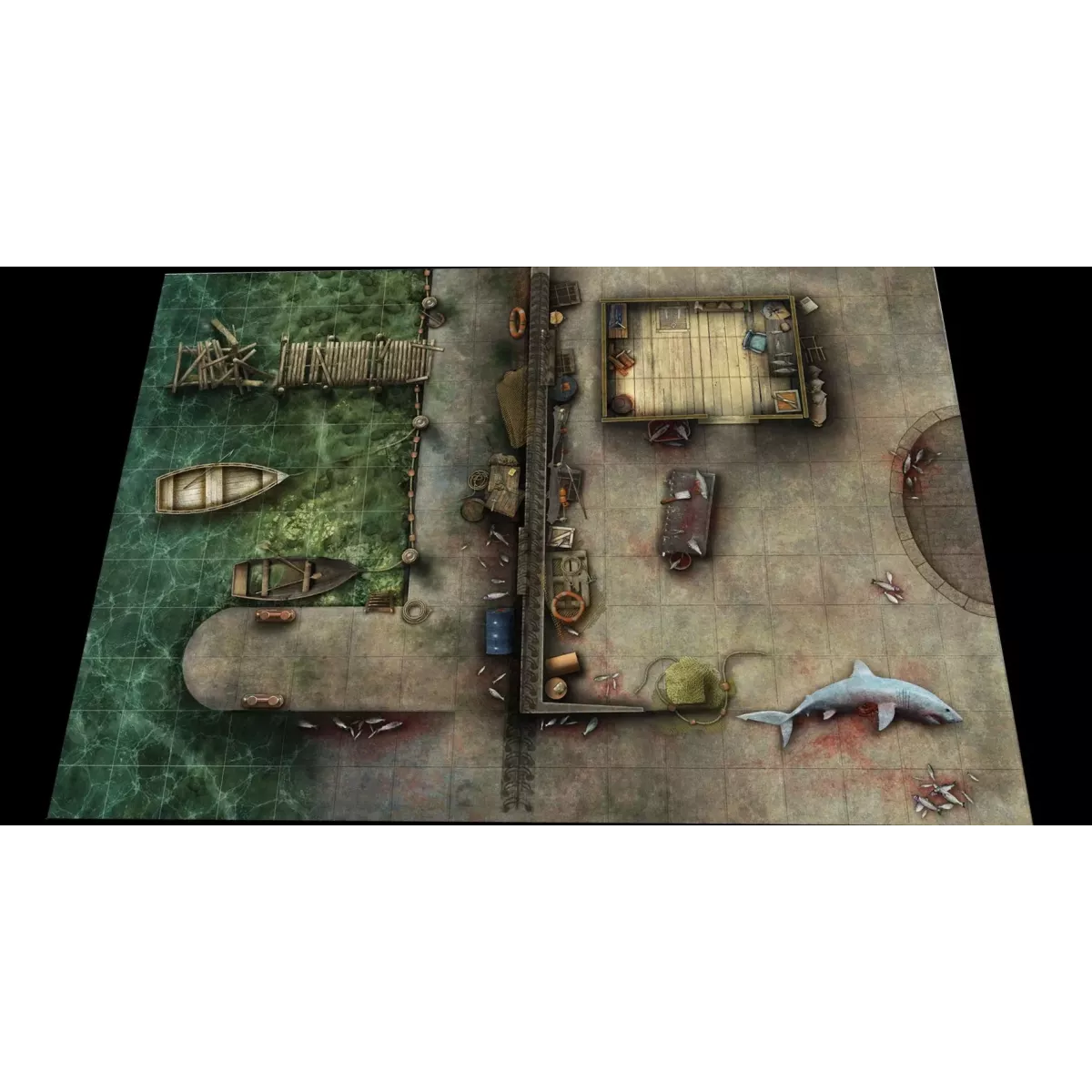 Livre Plateau de Jeu - Battle Mats : Horreur à Arkham : Le Jeu de Rôle A4 