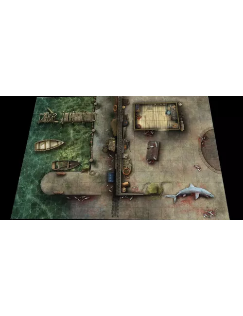 Livre Plateau de Jeu - Battle Mats : Horreur à Arkham : Le Jeu de Rôle A4 