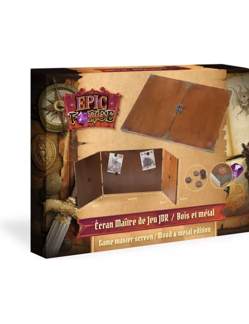 Écran MJ en Bois et Métal - Epic Forge