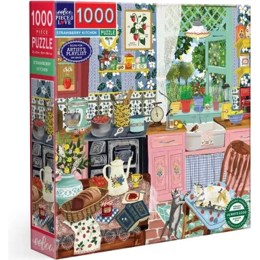 Puzzle Strawberry Kitchen - 1000 pièces