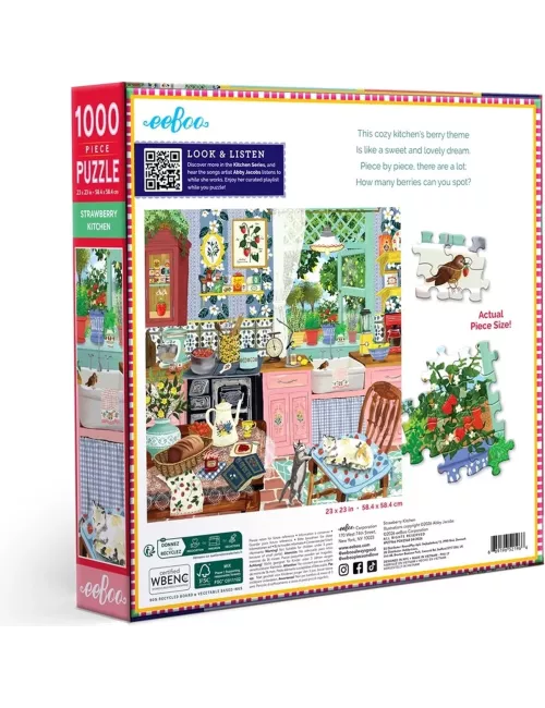 Puzzle Strawberry Kitchen - 1000 pièces