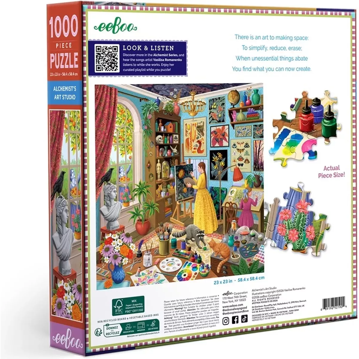 Puzzle Alchemist's Art Studio - 1000 pièces