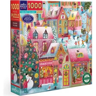 Puzzle Holiday Village - 1000 pièces