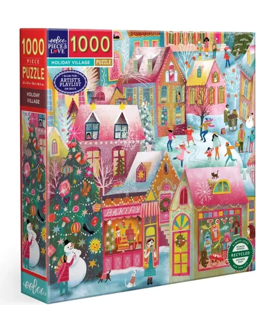 Puzzle Holiday Village - 1000 pièces