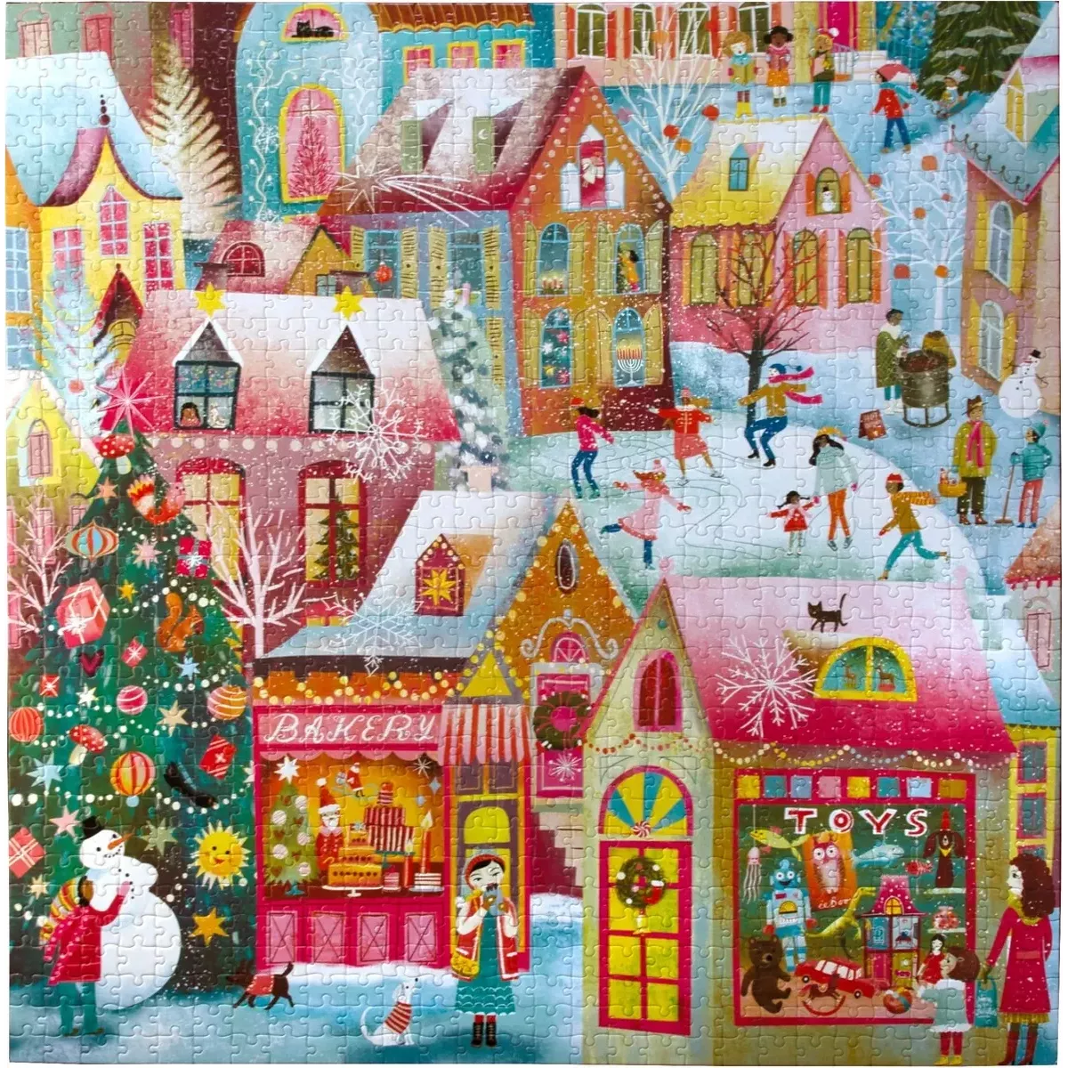 Puzzle Holiday Village - 1000 pièces