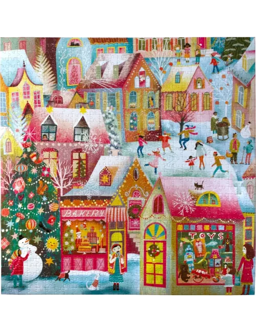Puzzle Holiday Village - 1000 pièces