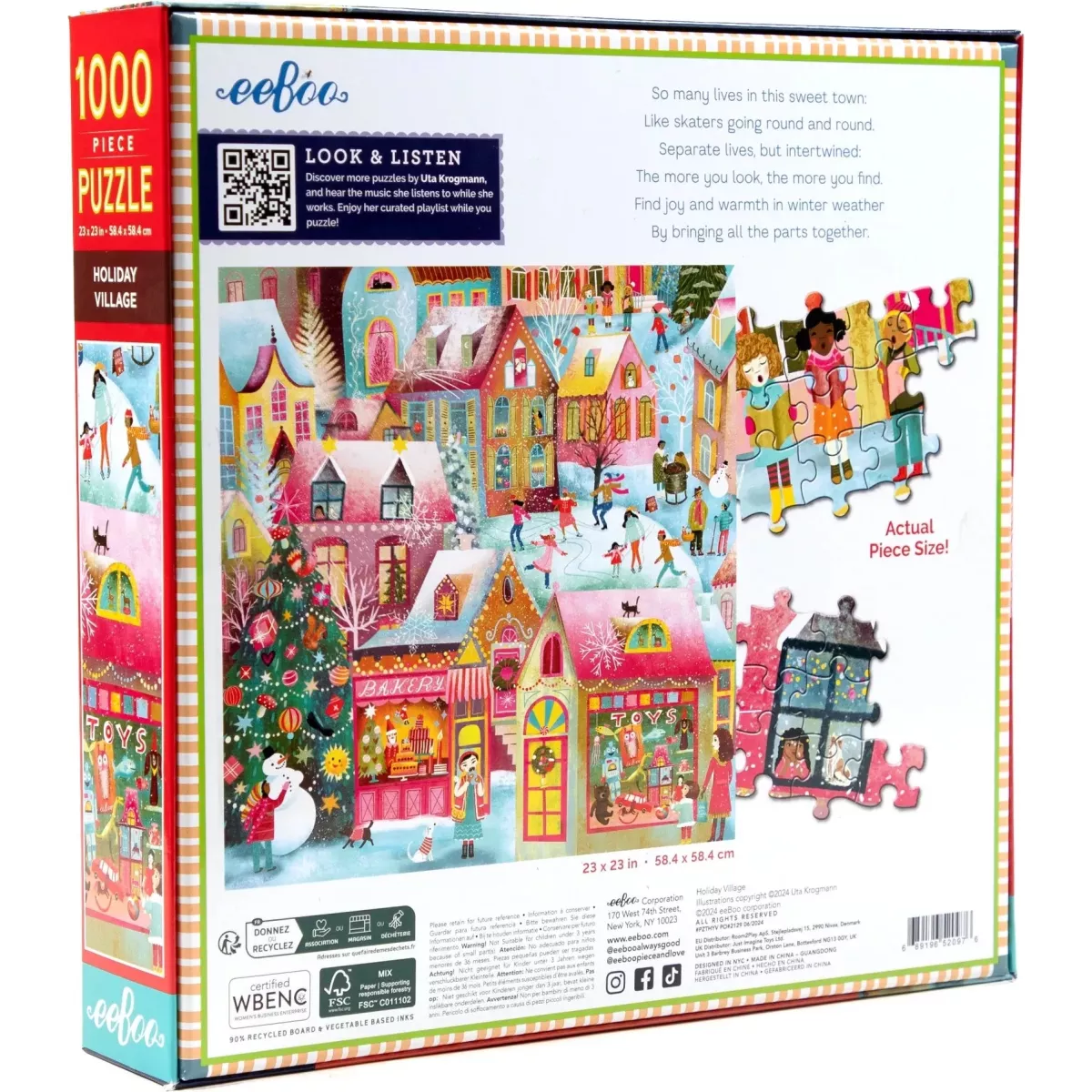 Puzzle Holiday Village - 1000 pièces