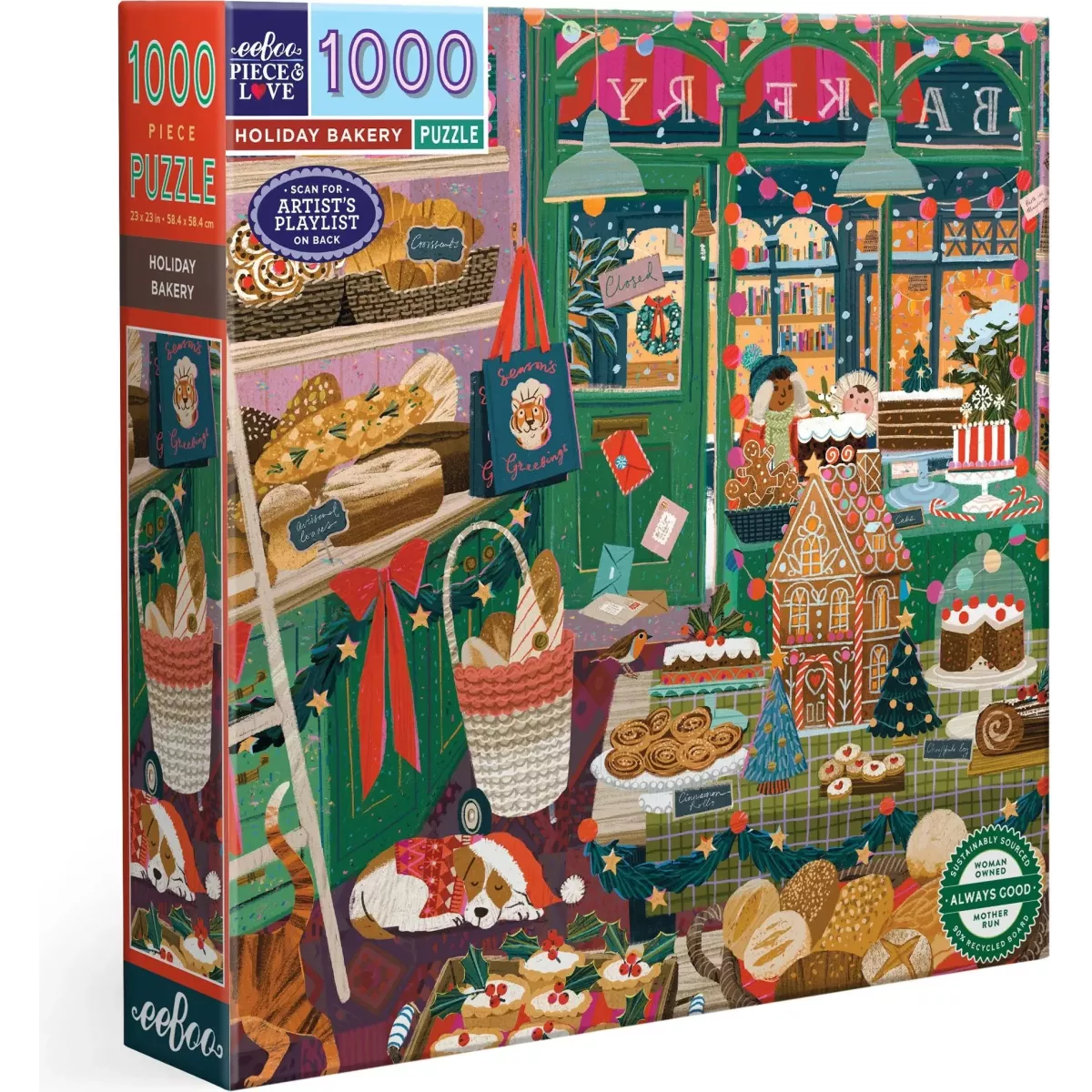 Puzzle Holiday Bakery - 1000 pièces