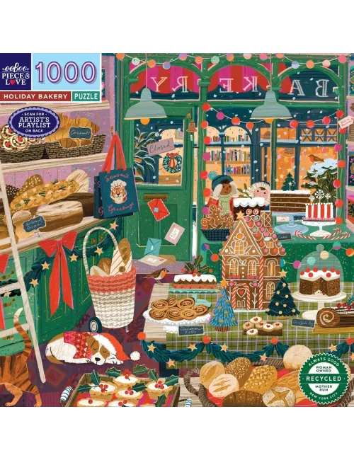 Puzzle Holiday Bakery - 1000 pièces