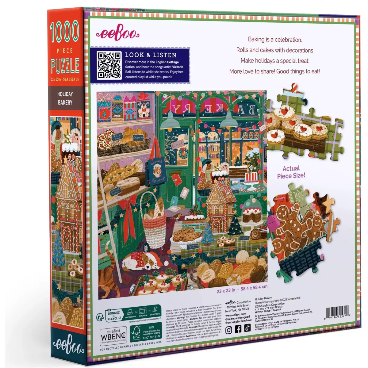 Puzzle Holiday Bakery - 1000 pièces
