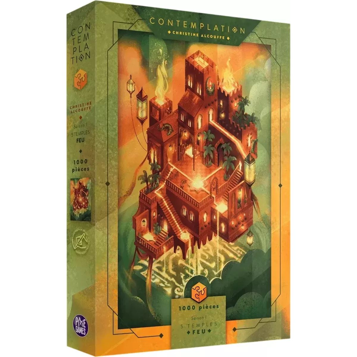 Puzzle Contemplation : Feu - 1000 pièces