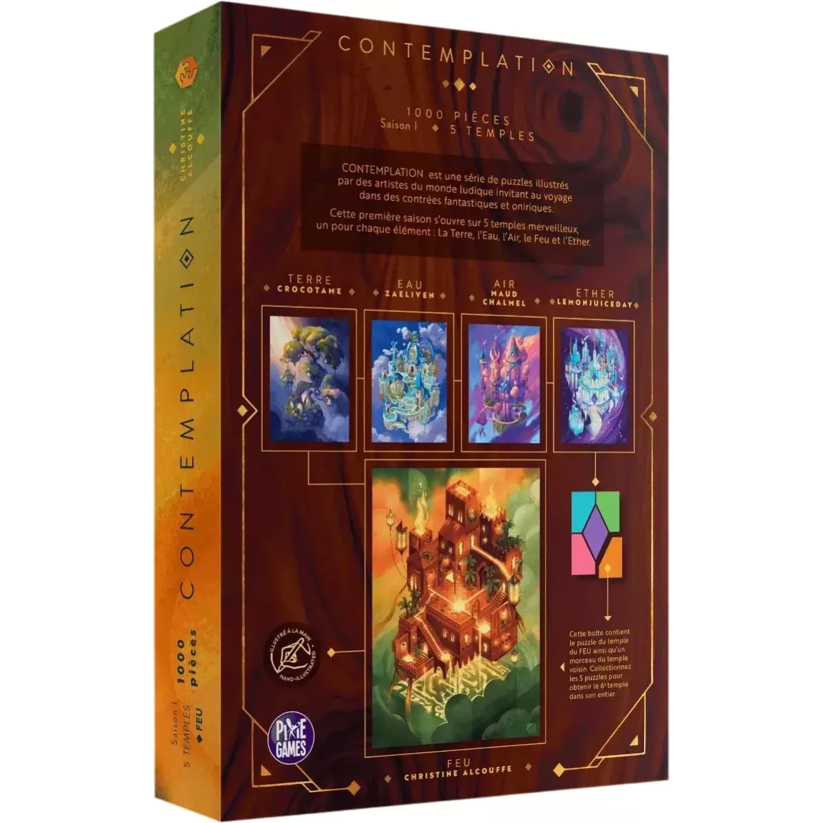 Puzzle Contemplation : Feu - 1000 pièces