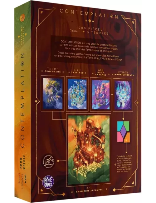 Puzzle Contemplation : Feu - 1000 pièces