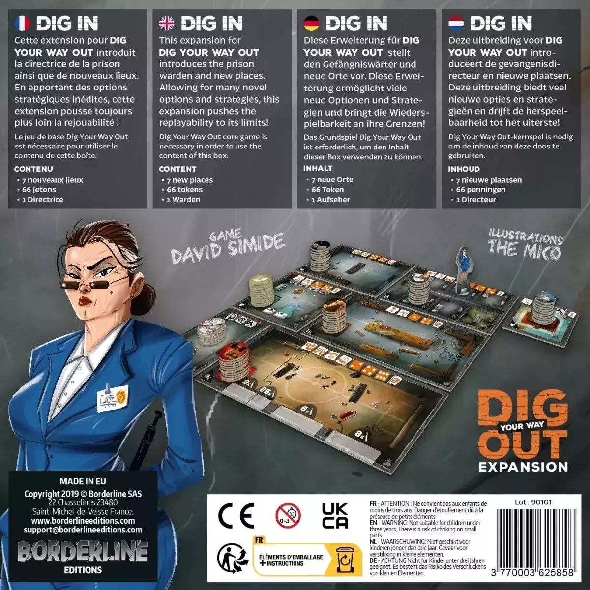 Dig your Way Out : Dig In - Extension - Jeux de société - Ludum.fr