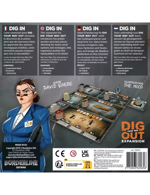 Dig your Way Out : Dig In - Extension - Jeux de société - Ludum.fr