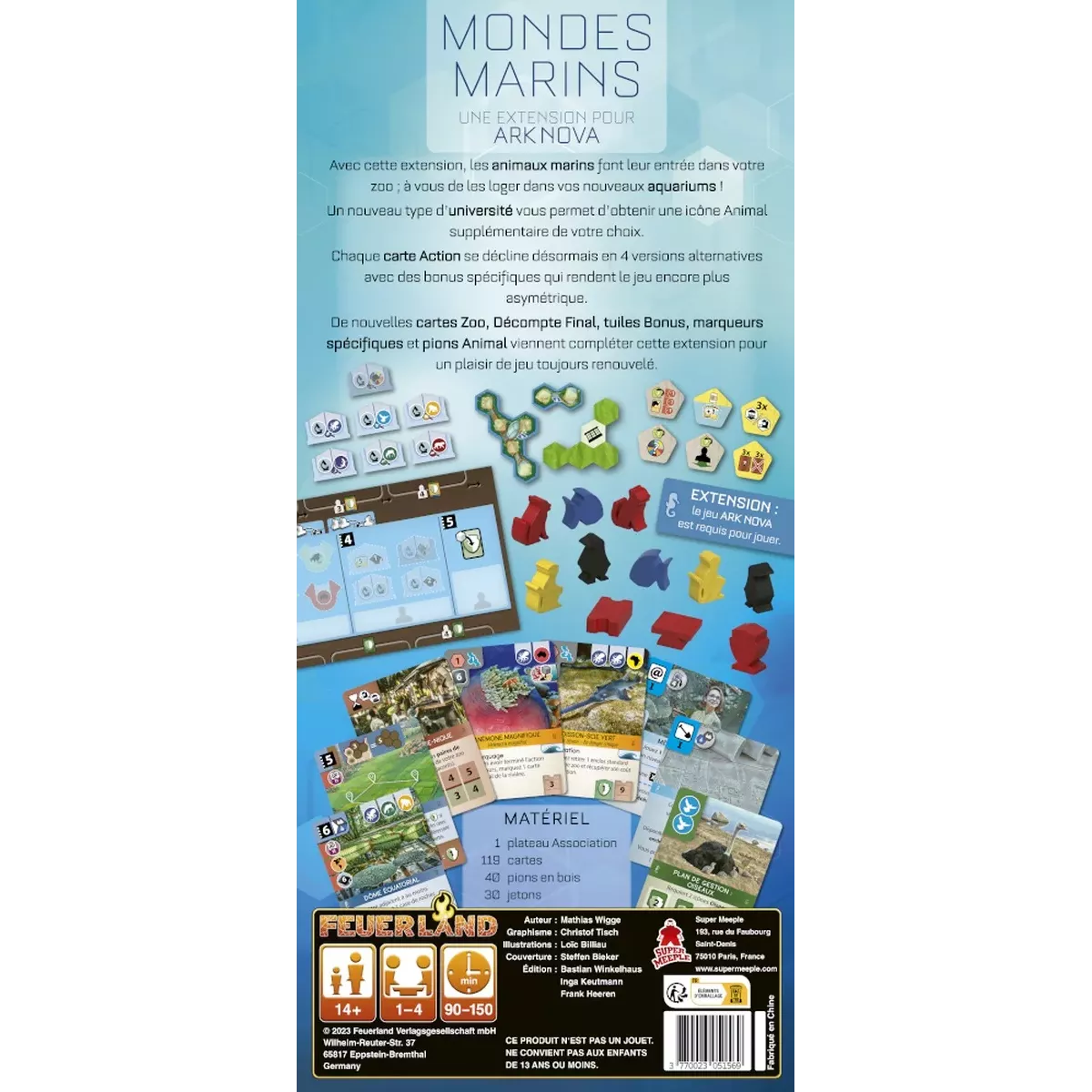 Ark Nova : Mondes Marins - Extension - Jeux de société - Ludum.fr