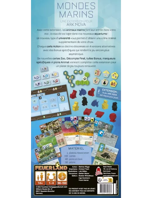 Ark Nova : Mondes Marins - Extension - Jeux de société - Ludum.fr