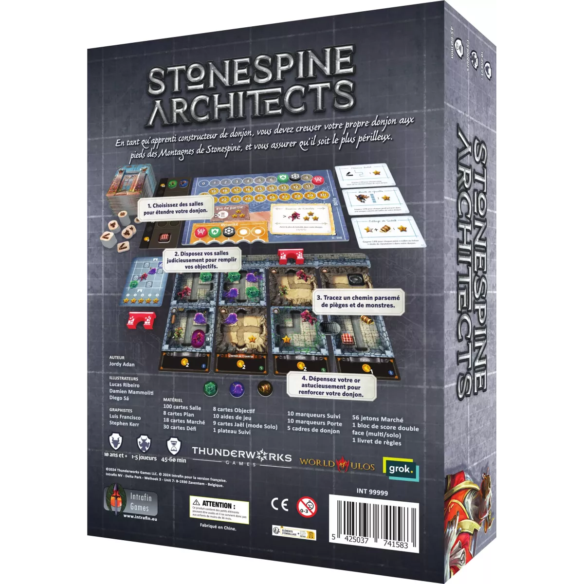 Stonespine Architects dos de boite