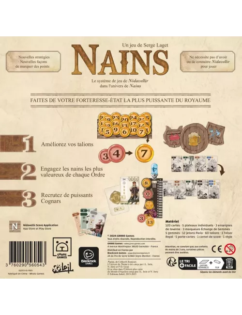 Nains - Nidavellir - Jeu de société - Grrre Games - Ludum.fr