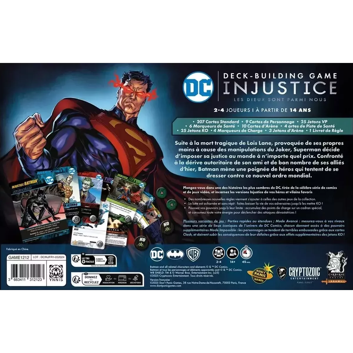 DC Comics Deck-Building : Injustice - Jeu de société - Don't Panic Games - Ludum.fr
