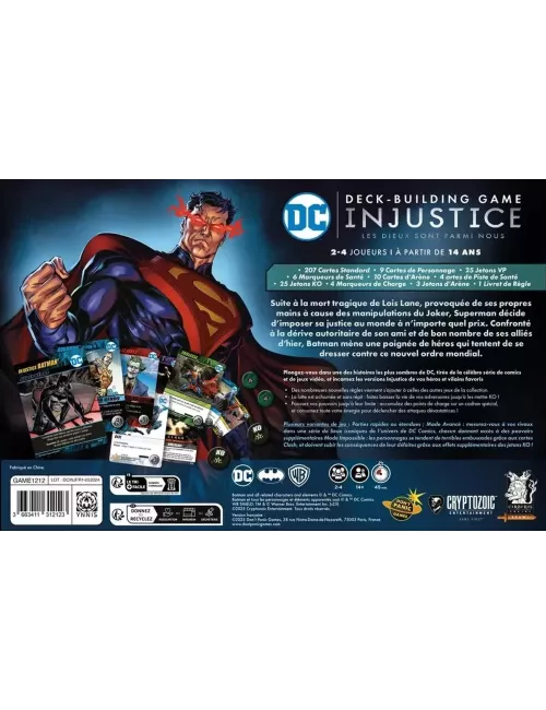 DC Comics Deck-Building : Injustice - Jeu de société - Don't Panic Games - Ludum.fr