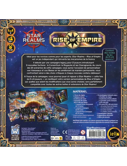 Star Realms - Rise Of Empire - Jeu de société - Ludum
