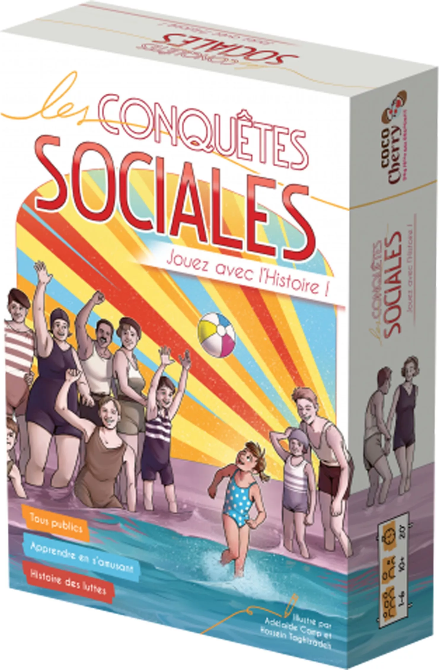 Boite de Les Conquêtes Sociales - Jouez avec l'Histoire !