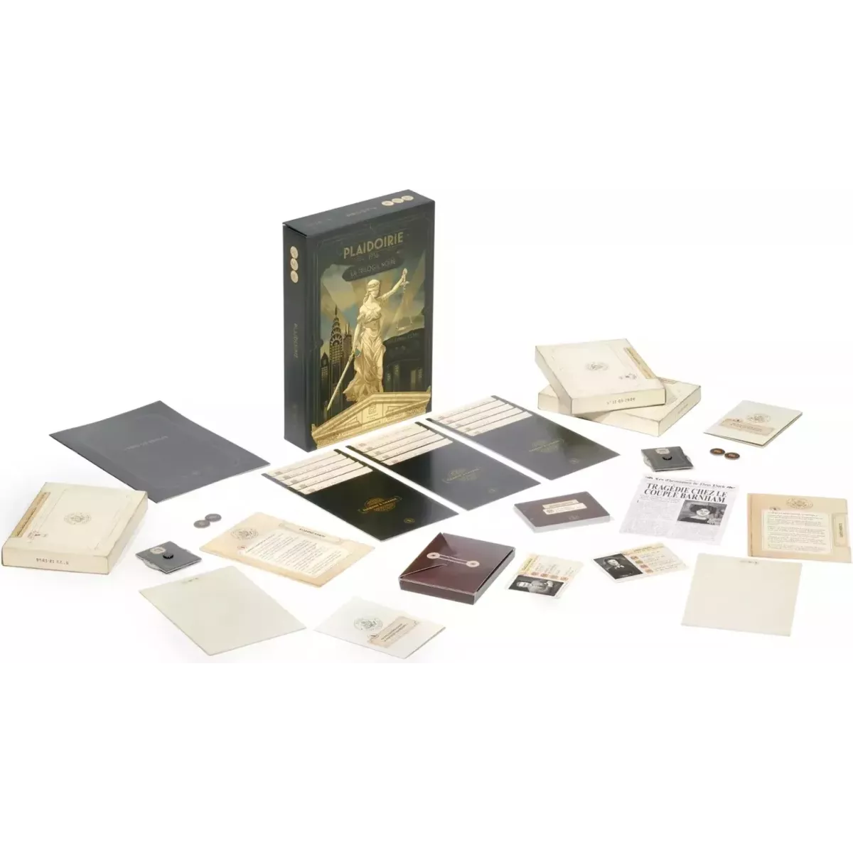 Plaidoirie 1936 - La Trilogie Noire - Jeu de société - Mindclash Games - Ludum.fr