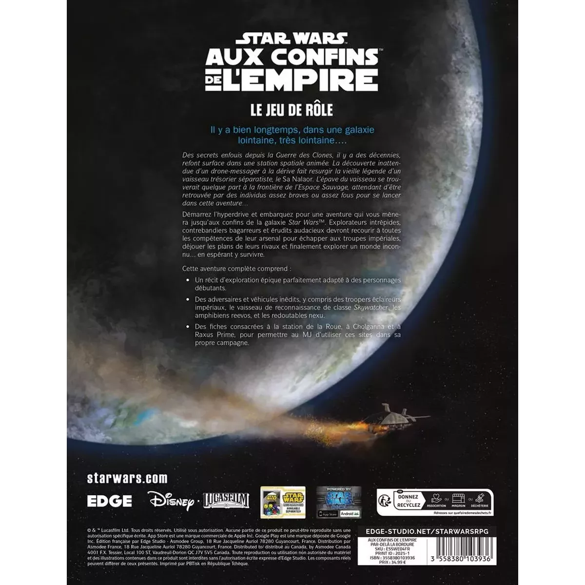 Star Wars Aux Confins de l’Empire : Par-delà la Bordure