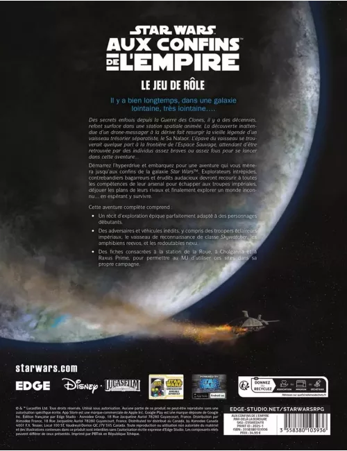 Star Wars Aux Confins de l’Empire : Par-delà la Bordure