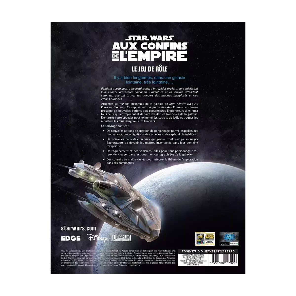 Star Wars Aux Confins de l’Empire : Au Cœur de l’Inconnu