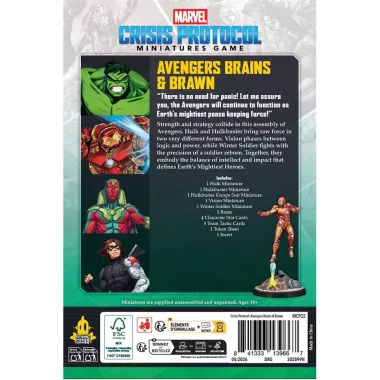 Marvel Crisis Protocol : Avengers Brains & Brawn - Character Pack 