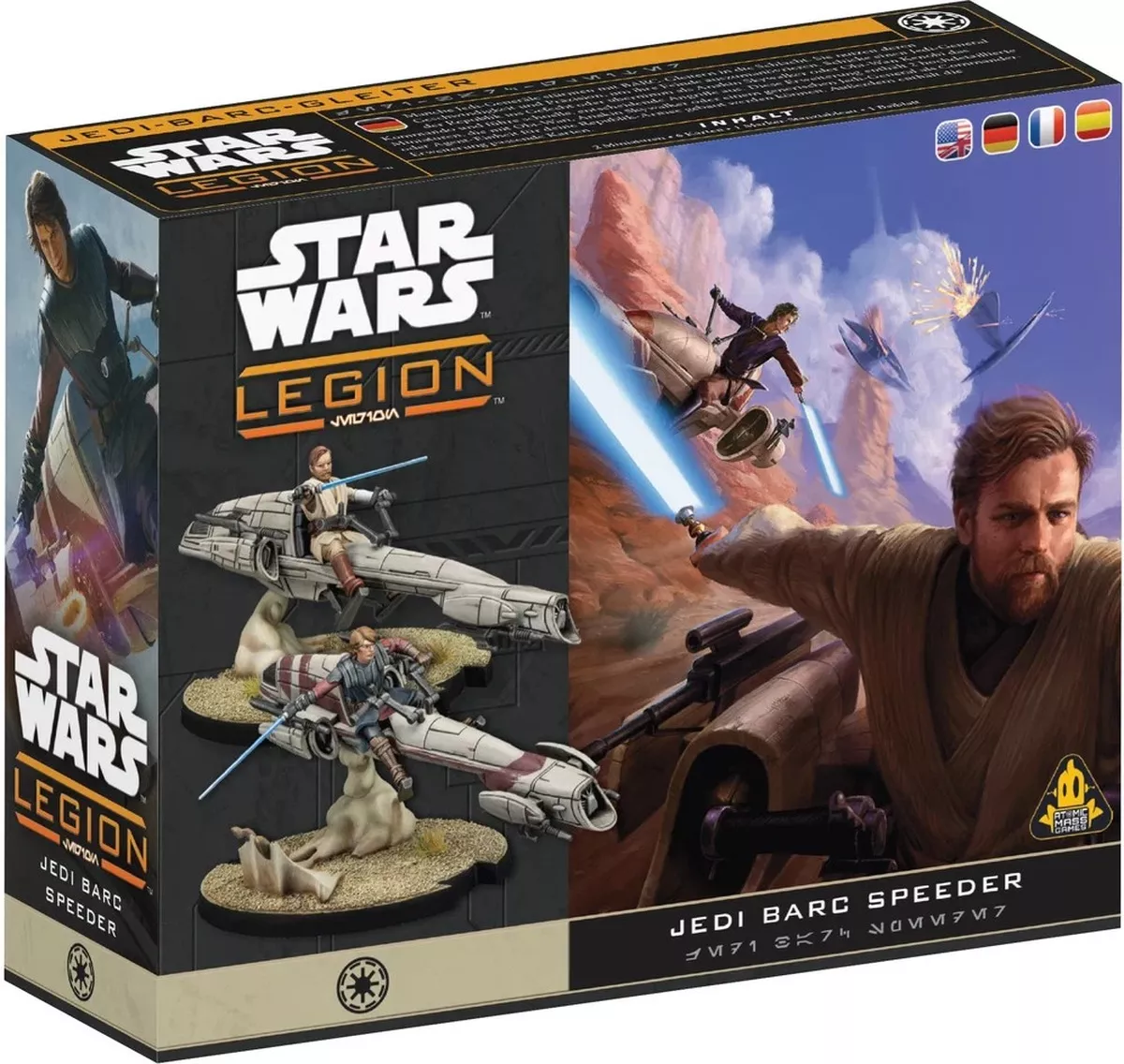 Boite de Star Wars : Légion - Jedi Barc Speeder - Extension Commandant / Agent
